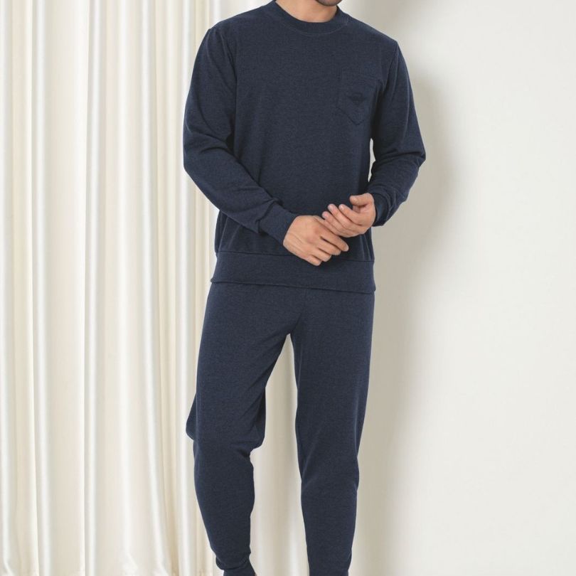 Compleu barbati confort si stil casual bumbac 60%, 40% poliester  –  | COD 8548-PM