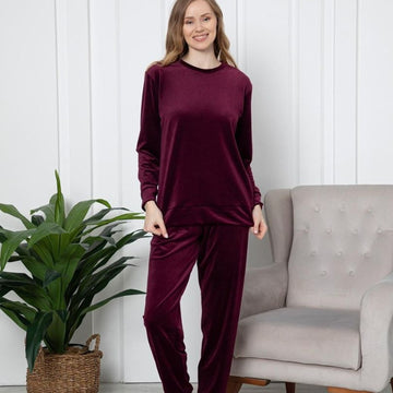 Pijama Dama Catifea|0040-PM