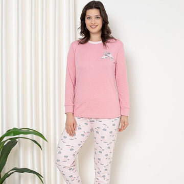 Pijama Dama Bumbac|0052-PM