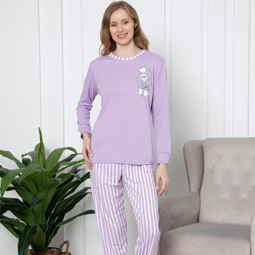 Pijama Dama Bumbac|0056-PM