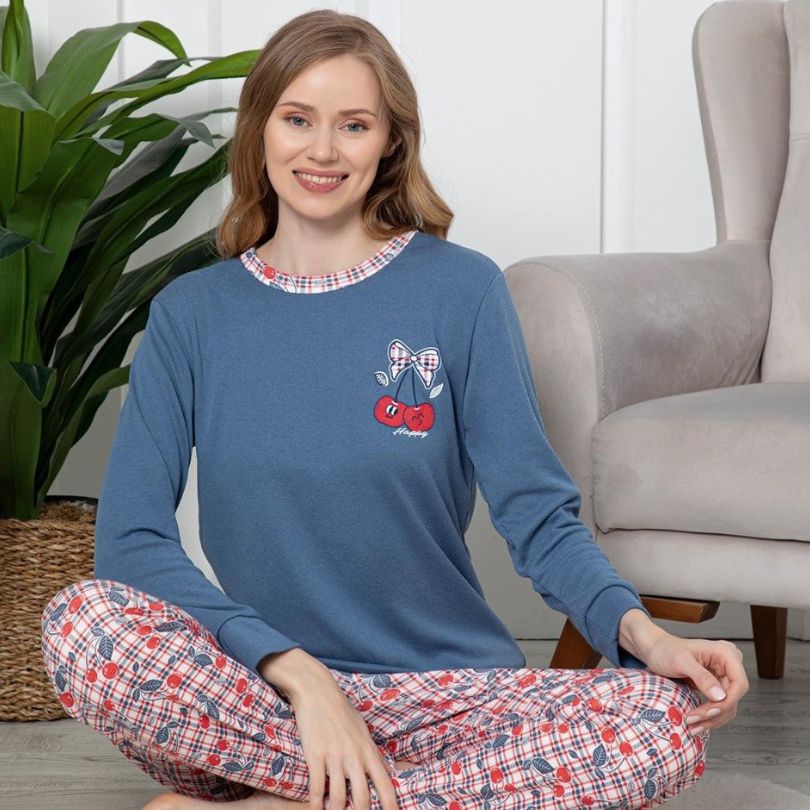 Pijama Dama Bumbac|0057-PM
