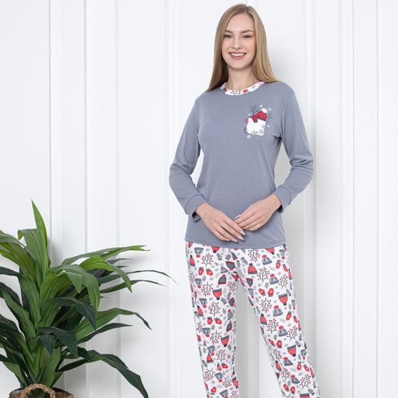 Pijama Dama Bumbac|0053-PM