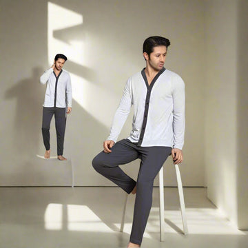 Pijama de Barbat cu 5 Nasturi | 1003 - PJ