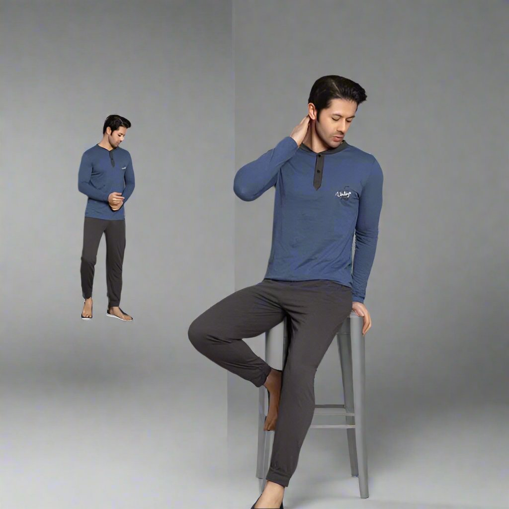 Pijama de Barbat cu 5 Nasturi | 1008 - PJ