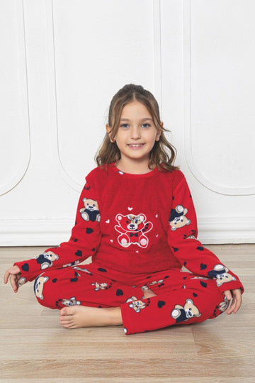 Pijama copii fete polar cocolino | 7005-PM