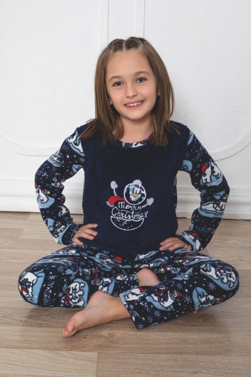 Pijama copii fete polar cocolino | 7012-PM