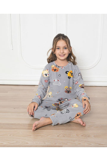 Pijama copii fete polar cocolino | 7016-PM