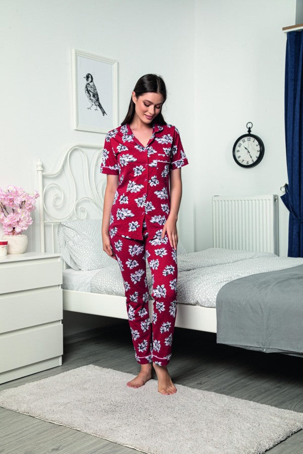Pijama dama bumbac | 0270-PM