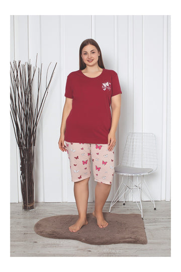 Pijama Dama Baki Pantaloni 3/4 0026-PK