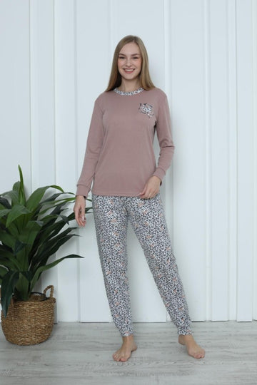 Pijama damă bumbac | 6247-PM