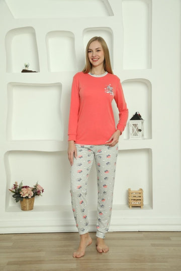 Pijama damă bumbac | 6248-PM