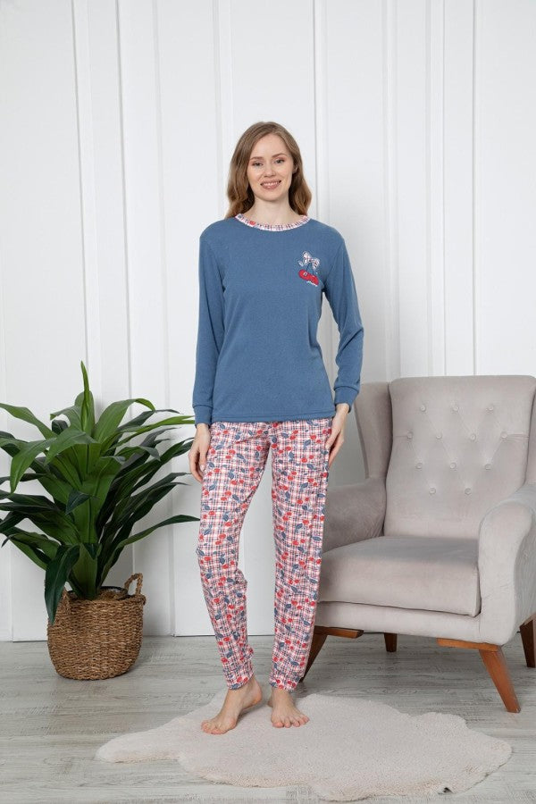 Pijama damă bumbac | 6251-PM