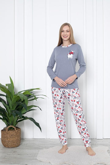Pijama damă bumbac | 6252-PM