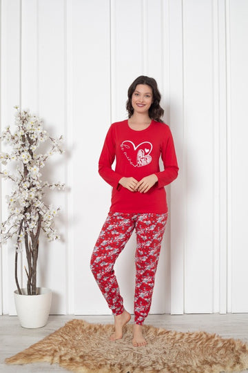 Pijama damă lycra | 6257-PM