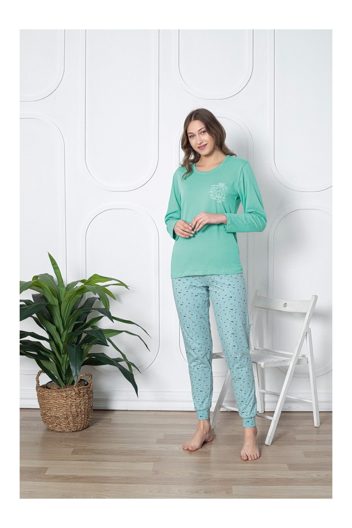 Pijama Dama Baki Licra 0015-PK
