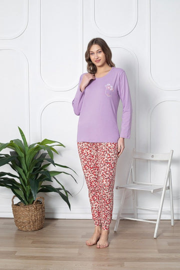 Pijama damă lycra | 6261-PM