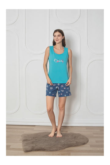 Pijama Dama Baki Short Maiou 0004-PK