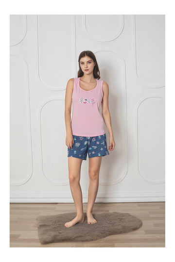 Pijama Dama Baki Short Maiou 0003-PK