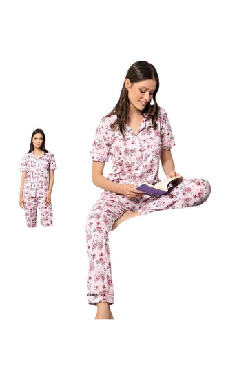 Pijama dama bumbac | 0274-PM