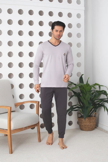 Pijama Barbati Lycra – Confort Maxim si Stil Modern pentru Nopti Linistite | COD 0900-PM