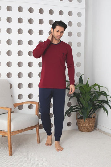 Pijama Barbati Lycra – Confort Maxim si Stil Modern pentru Nopti Linistite | COD 0905-PM