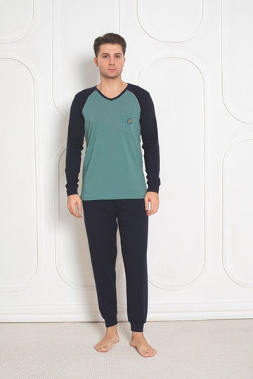 Pijama Barbati Lycra – Confort Maxim si Stil Modern pentru Nopti Linistite | COD 0908-PM